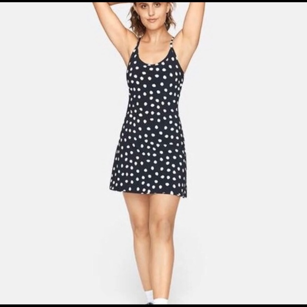 Outdoor Voices Exercise Dress Polka Dot